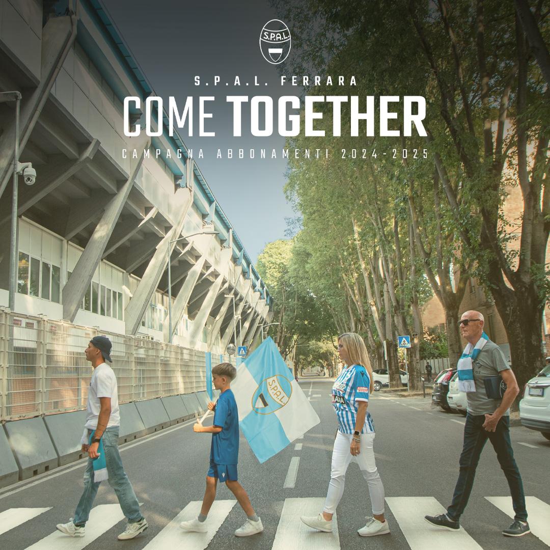 Come TOGETHER, la campagna abbonamenti biancazzurra 2024-25